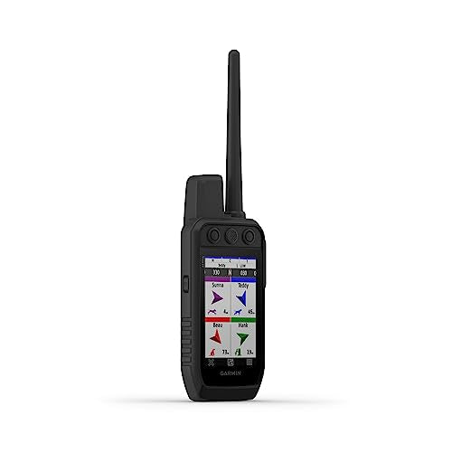 Garmin Alpha® 200 Plus, Rugged GPS Handheld, Track and Train Up to 20 Dogs, Sunlight Readable 3.5-inch Color Touchscreen D...