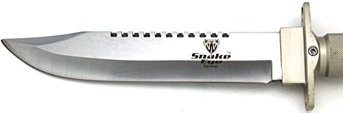 Snake Eye Tactical Full Tang Rescue Style Knife w/Sheath & Survival Kit Hunting Camping Fishing Outdoors Razor Sharp Blade...