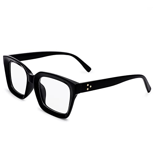 COASION Blue Light Blocking Eyeglasses Classic Thick Square Rim Frame Eyewear for Women Men