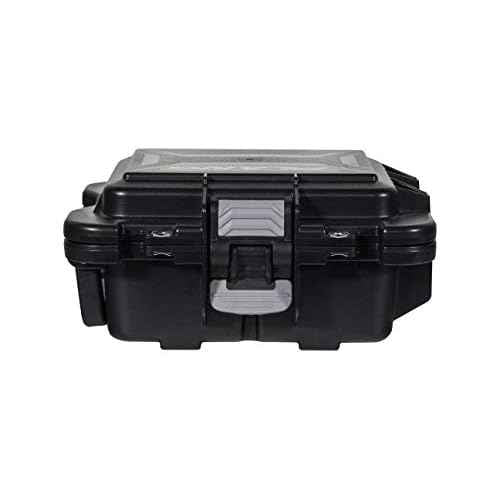 Plano Field Locker Element Pistol Gun Case, Black with Gray Accents