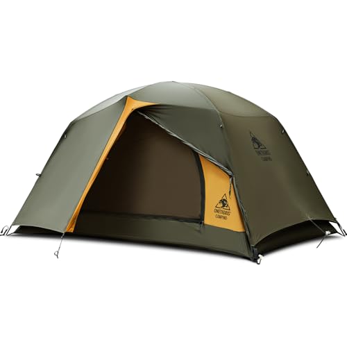 OneTigris Stella 4 Season Camping Tent Backpacking 2 Person Waterproof Lightweight Easy Setup Instant 3000mm Waterproof Ra...