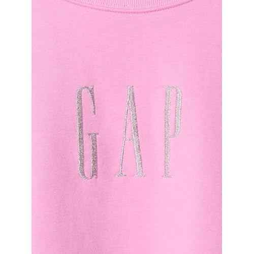 GAP womens Logo Raglan Crewneck Sweatshirt