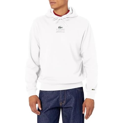 Lacoste Men's Minimal Croc Hooded Sweatshirt