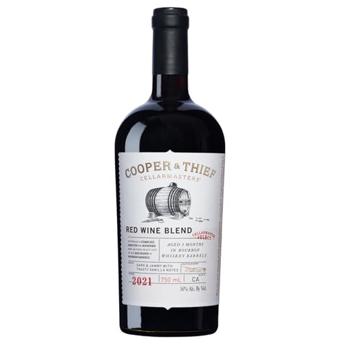 Cooper and Thief Bourbon Barrel Aged Red Blend Red Wine, 750 mL Bottle