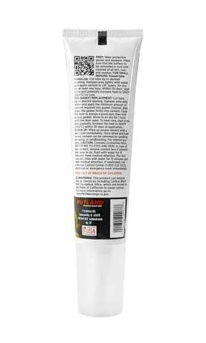 Rutland Stove Gasket Cement, 2.3-Ounce Tube, Black