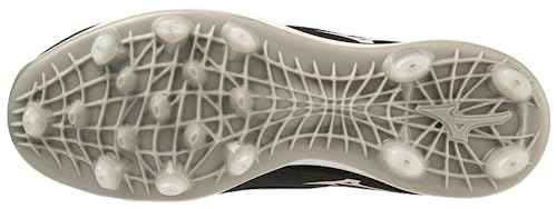 Mizuno 9-Spike Advanced Finch Elite 6 Low Women's TPU Molded Softball Cleat | White-Black| US Womens 5