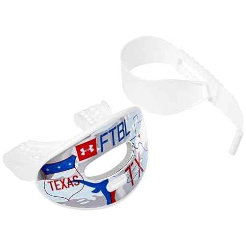 Under Armour Air Lip Guard for Football, Full Mouth Protection, Compatible with Braces, Instant Fit