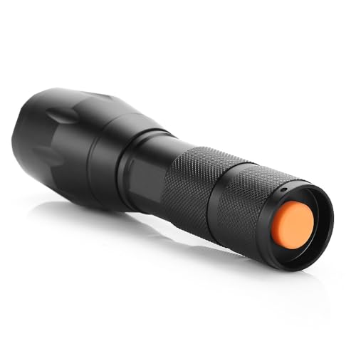 Tactical Flashlights Grade 5 Led Waterproof Handheld Flashlight for Camping Biking Hiking Outdoor Home Emergency 2 Pack