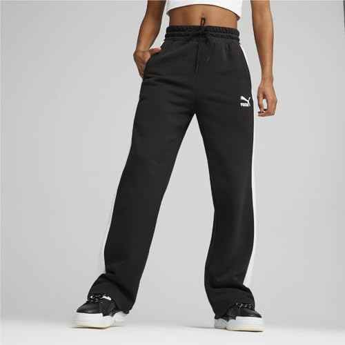 PUMA Women's Iconic T7 French Terry Straight Leg Track Pants