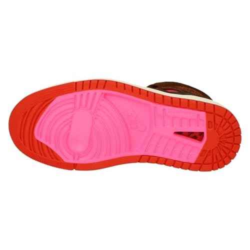 Air Jordan 1 Zoom CMFT 2 Women's Shoes (DV1305-206, Cacao Wow/Black/Hyper Pink/Picante Red) Size 10