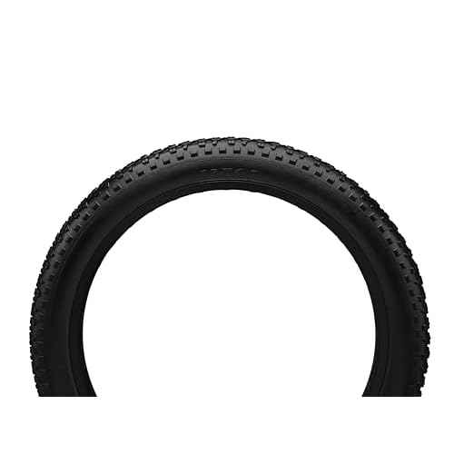 Mongoose Replacement Bike Tire, 20 x 4 or 26 x 4 Inch Fat Bike Tire, Knobby, Aggressive Tread Pattern, Puncture Guard, Nylon Inserts for Extra Puncture Resistance, Replacement for Mountain Bicycles