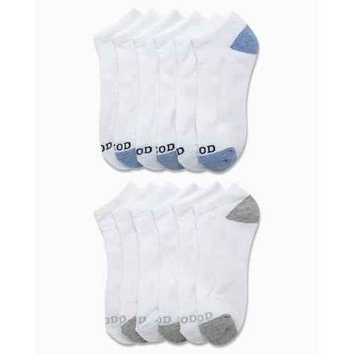 IZOD Men's Low Cut Socks - 12 Pack Athletic No Show Socks for Men (6-12.5)