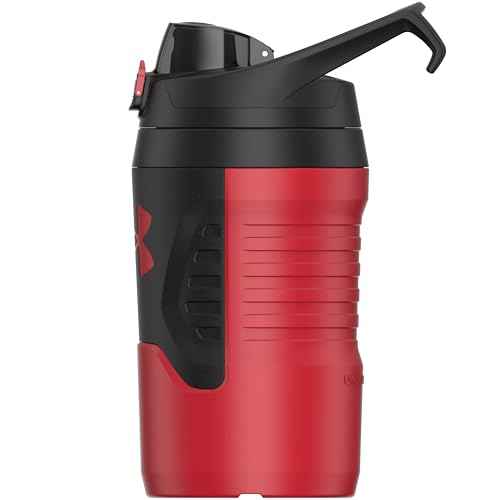 Under Armour 32 oz Insulated Water Bottles - Sports Water Jug with Handle, Fence Hook, Leak Resistant for Baseball, Football & More, 32 oz Water Bottles, Sports Water Bottle Insulated