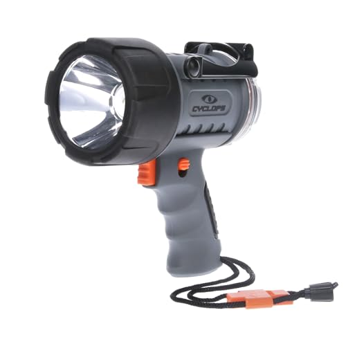 Cyclops Waterproof LED Spotlight | 700 Lumens Tough ABS Floatable 3 Lighting Modes Rechargeable LED Handheld Flashlight| E...