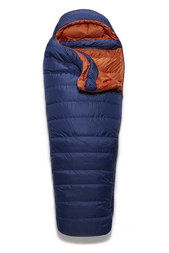 Rab Women's Ascent Down Sleeping Bag - Lightweight Warm Mummy Sleep Sack for Camping & Backpacking