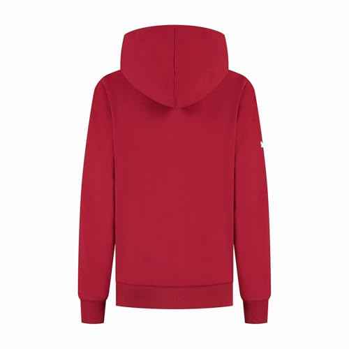 PUMA Scuderia Ferrari F1 Kids' Hoodie with Large Scudetto shield print on chest