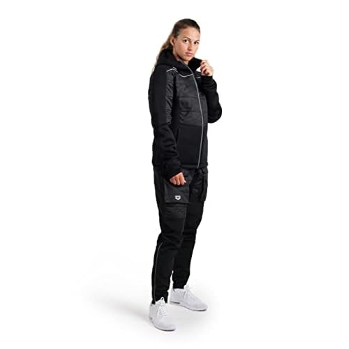 ARENA Team Unisex Half-Quilted Hooded Jacket Regular Fit Full Zip Insulated Panels