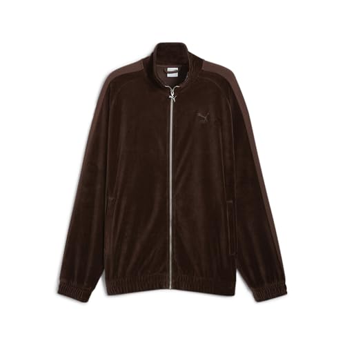 PUMA mens Iconic T7 Oversized Velour Track Jacket