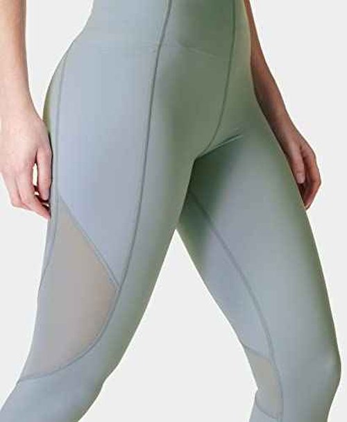 Sweaty Betty Women's Pwr Aerial Ultra Sculpt 7/8 Legging Leggings, Vapour Blue, Large