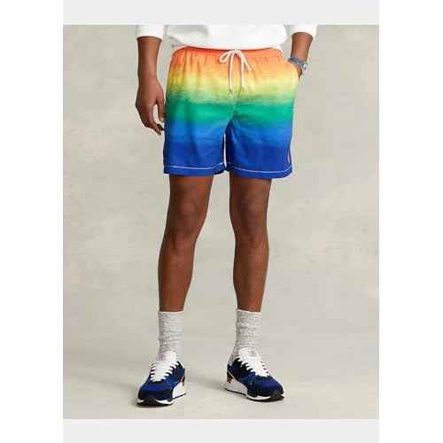 Polo Ralph Lauren Men's Stretch Poly Traveler 6" Swim Trunks