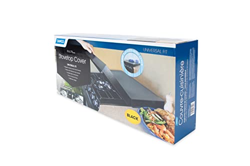 Camco Camper/RV Stove Top Cover | Features Hinged Design for Easy Access to Front Burners & Fits Most 3 or 4 Burner RV/Boa...