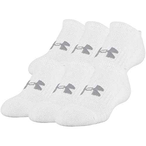Under Armour Kids' Training Cotton No Show Socks, Multipairs