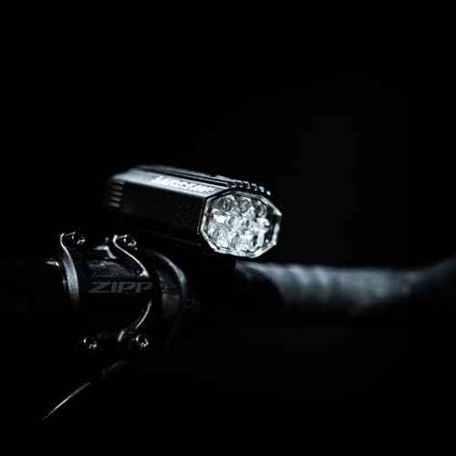 LEZYNE Micro Drive Bicycle USB Rechargeable IPX7 Waterproof White LED Front Light w/Multiple Solid & Flash Modes | Integrated Silicone Rubber Strap Mount - 800/600 Lumens Options