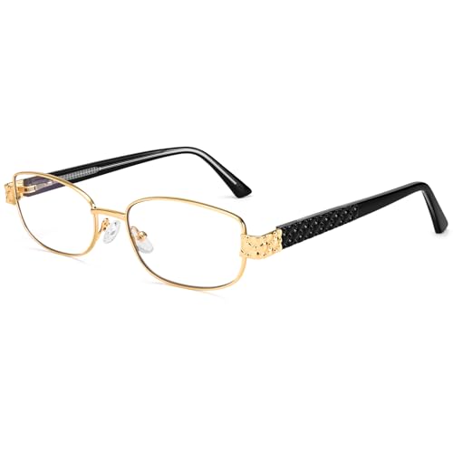 Dollger Rectangle Blue Light Blocking Glasses for Woman Men Small Y2K square Metal Frame Bluelight Computer Screen Gaming