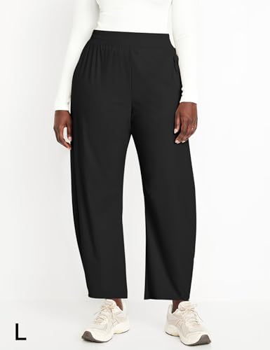 Ugerlov Womens Barrel Ankle Pants Quick Dry Lightweight Hiking Pants Wide Leg High Waisted Baggy Trousers with Pockets