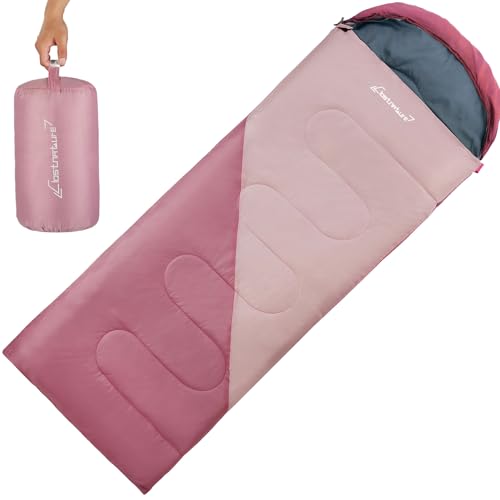 Clostnature Sleeping Bag for Adults and Kids - Lightweight Camping Sleeping Bag for Girls, Boys, Youths, Ultralight Backpa...
