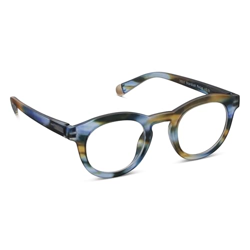 Peepers by PeeperSpecs Oprah's Favorite Women's Round Stardust Blue Light Blocking Reading Glasses