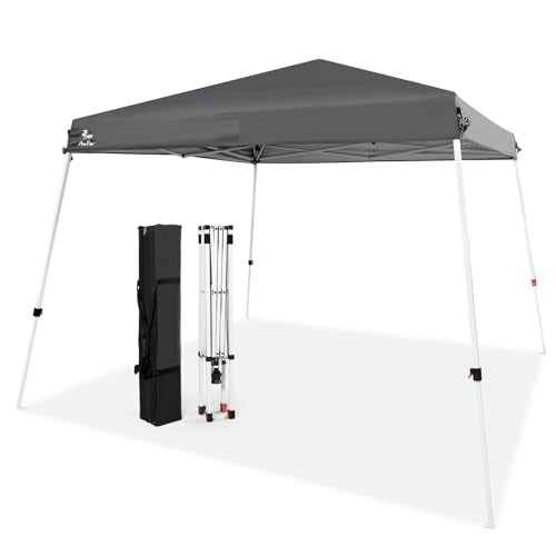 Abba Patio 10x10 Slant Leg Canopy Tent, Outside Canopy, Portable Commercial Canopies Shelter with Carry Bag, Waterproof U...