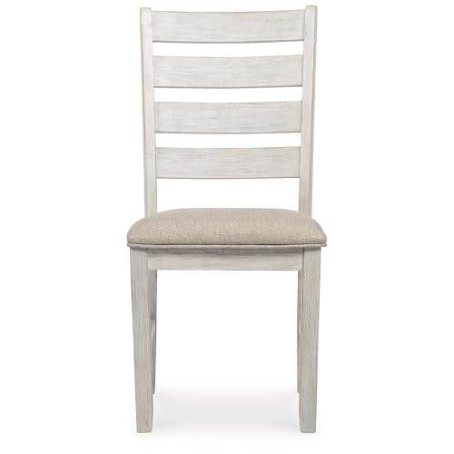 Signature Design by Ashley Skempton Modern Farmhouse Dining Room Chair, 2 Count, Ladderback Design, Wood, 17.75" W x 21.5"...