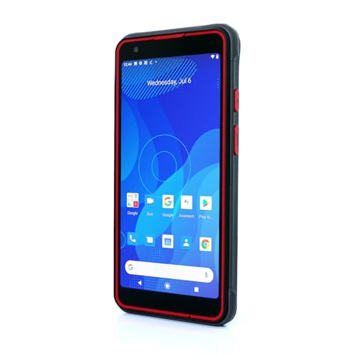RUGLINE 6" Rugged PDA Android 13 Handheld Terminal 4GB RAM 64GB ROM, CM60 2D Scanner Barcode Reader, 4G WiFi GPS, 8000 mAh...
