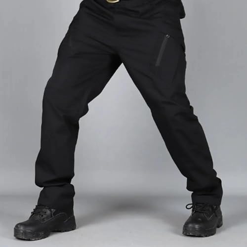 Men's Tactical Cargo Pants – Water Resistant, Lightweight Work & Hiking Pants with Multi Pockets, Belt Not Included