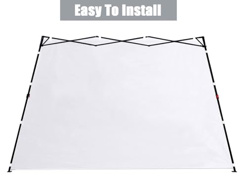SCOCANOPY SideWall for 10x10ft Slant Leg Canopy Frame, 3 Pack SunWall Only (Black)
