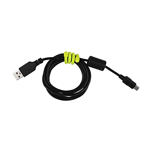 Nite Ize 2-Pack Gear Tie Reusable Rubber Twist Tie, 6" - Neon Yellow (6-Pack)