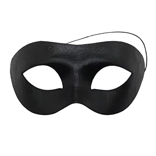 HGJST HGJSTMasquerade Mask for Men Black, Halloween Venetian Adult Masquerade Masks, Black Mardi Gras Mask (Mr.ZL…