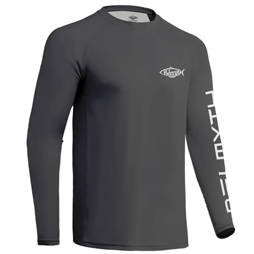 Palmyth Fishing Shirts for Men Long Sleeve UPF 50+ T Shirt Sun Protection Tee