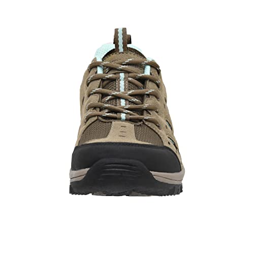 CUSHIONAIRE Brig Womens Hiking Shoes, Supportive Trail Shoes for Women with Waterproof Protection and Arch Support