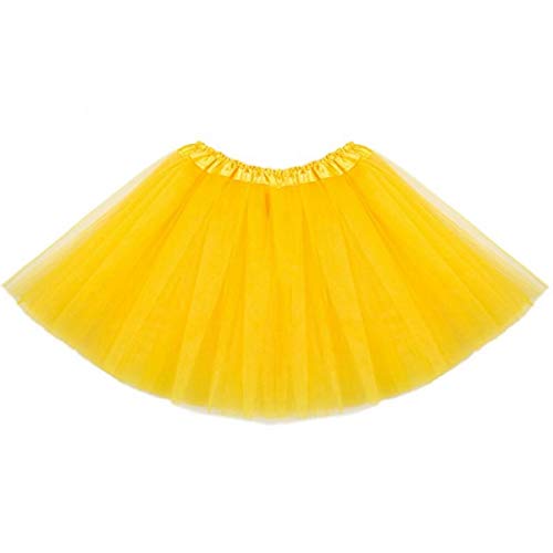 Kids Tutu Skirts 3 Layered Tulle, Fit Most 4-11 yrs Little & Big Girls for Dance Party Costume