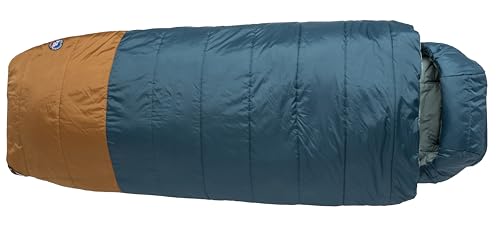 Big Agnes Echo Park Sleeping Bag - Extra Roomy Deluxe Comfort, 0°/25°/35° - Padlok Sleep System for Sleeping Pad Attachment