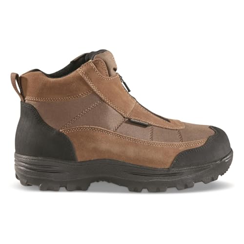 Guide Gear Men's Silvercliff II Mid Zip Hiking Boots Waterproof Outdoor Shoes