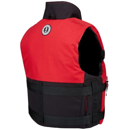 Mustang Survival Accel 100 Fishing Foam Vest Large Red/Black