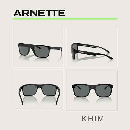 ARNETTE Khim AN4341 Square Sunglasses for Men +BUNDLE with ACCESSORY EYEWEAR KIT