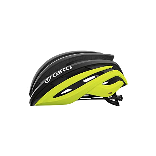 Giro Cinder MIPS Adult Road Cycling Helmet - Black Fade/Highlight Yellow, Medium (55-59 cm)