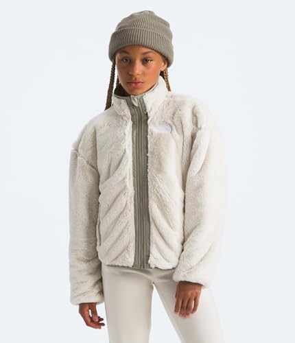 THE NORTH FACE Girls Reversible Shasta Full Zip Jacket | Puffer Coat With Synthetic Insulation, Fleece Lined, Water Repellent