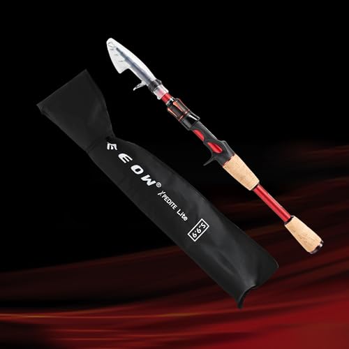 EOW XPEDITE LITE Portable Telescopic Fishing Rods & Combo, Spinning & Casting Fishing Poles, 24T Carbon Rod Blanks, Solid ...