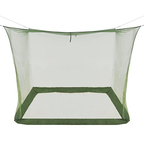 Aventik EDSRDLUZ Premium Rectangular Camping Mosquito Net, Good for Sleep& Easy to Carry&Easy Installation Four Corners Si...