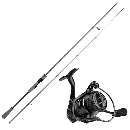 Spinning Fishing Combo - 8' Pioneer Series Spinning Rod and Size 4000 M1 Pro Fishing Reel